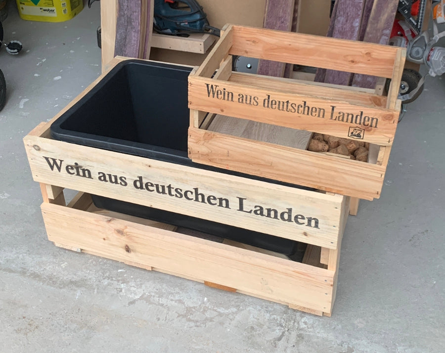 XXL Weinkiste für Dekorationszwecke