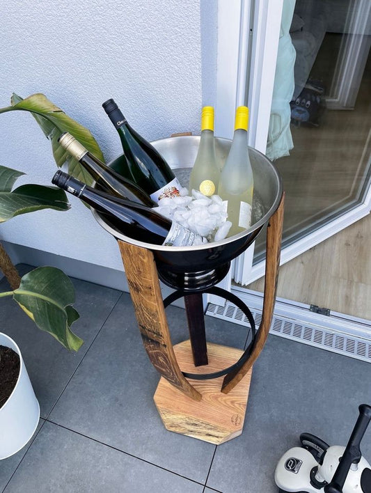 Sekt und Weinkühler für 5 Flaschen