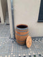 Weinfass als Regentonne